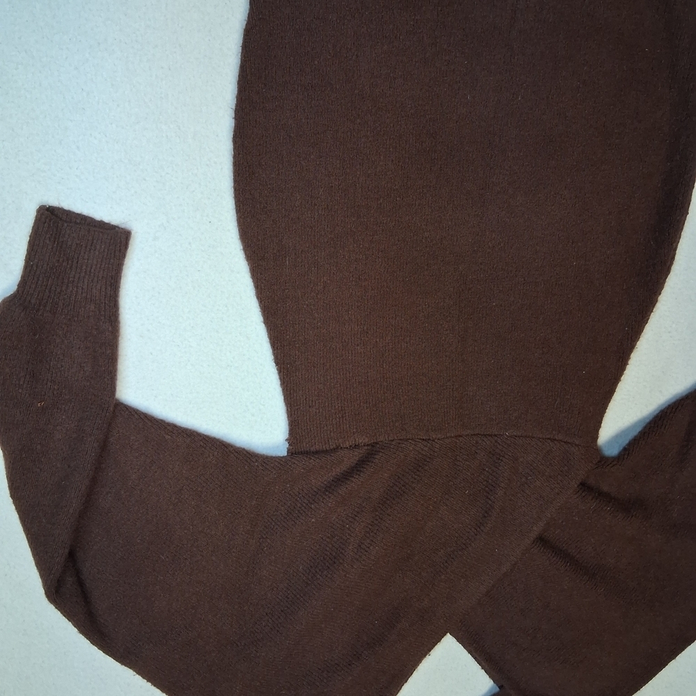 Forever 21 Brown Off-the-Shoulder Sweater - Picture 3 of 3
